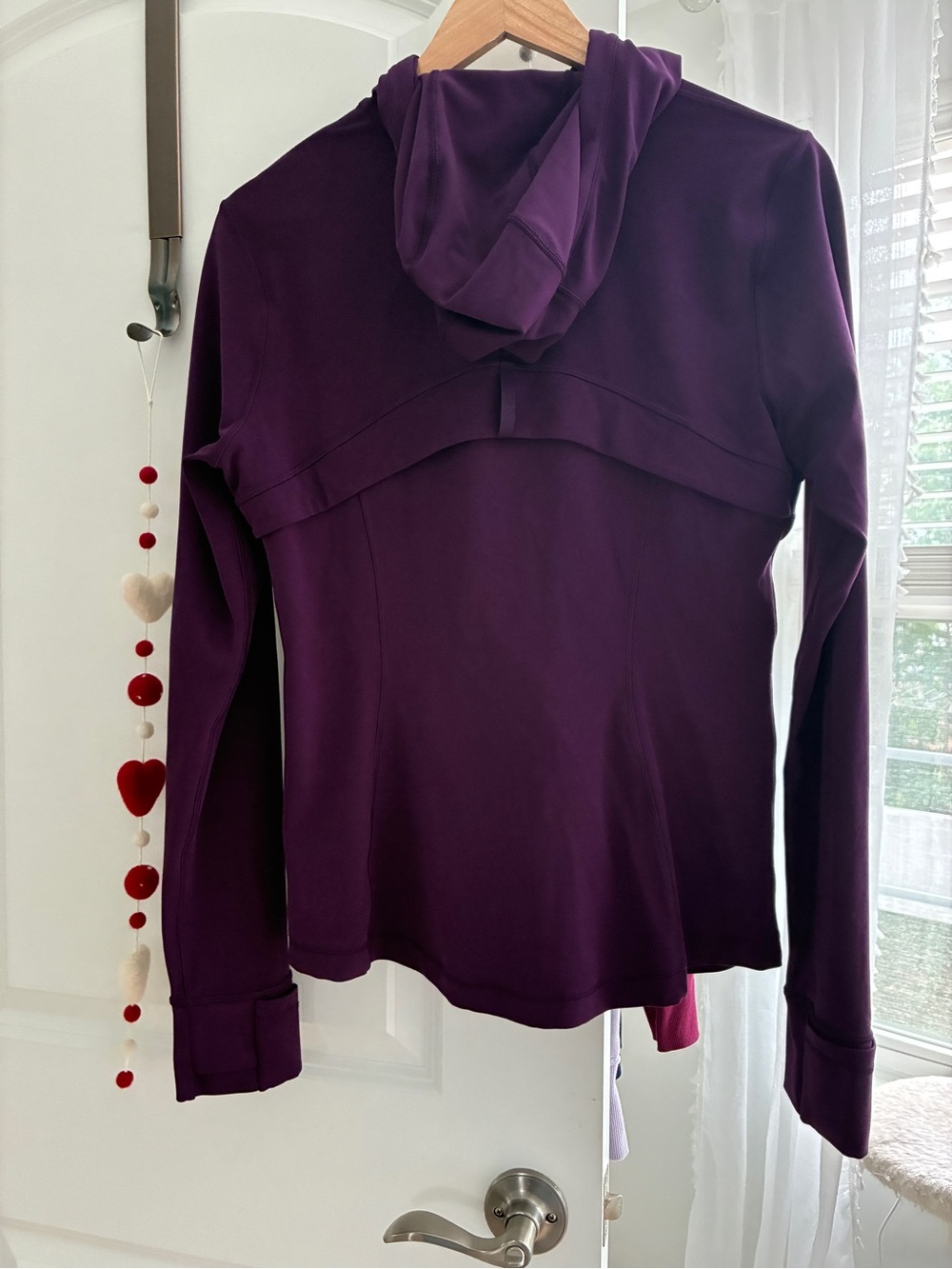 Lululemon Hooded Define Jacket Nulu Dramatic Magenta Size 12 Tag Included - Picture 3 of 7